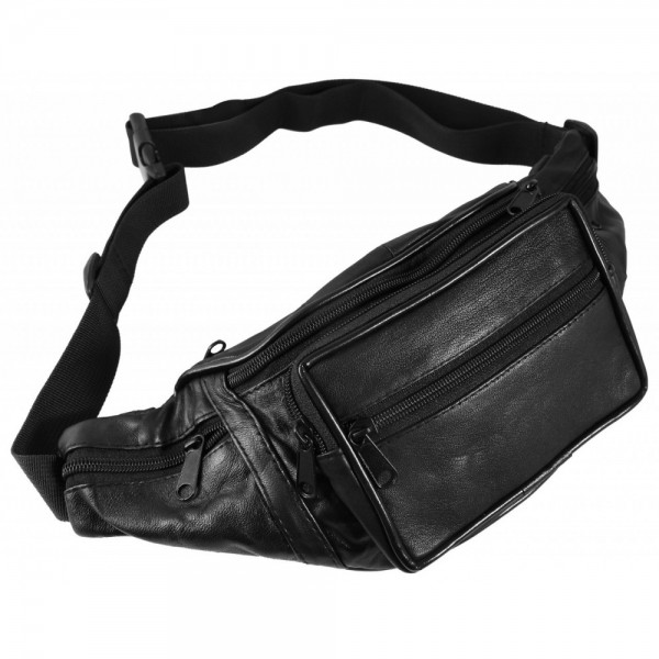 Leonardo Verrelli leather hip bag 3900040-001B