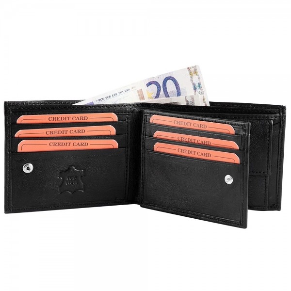 Steinmeister leather mens wallet 3000155-001B